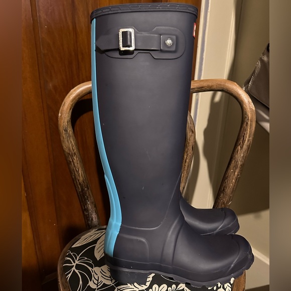 Hunter | Original Stripe Wellington Wellies - Picture 2 of 6